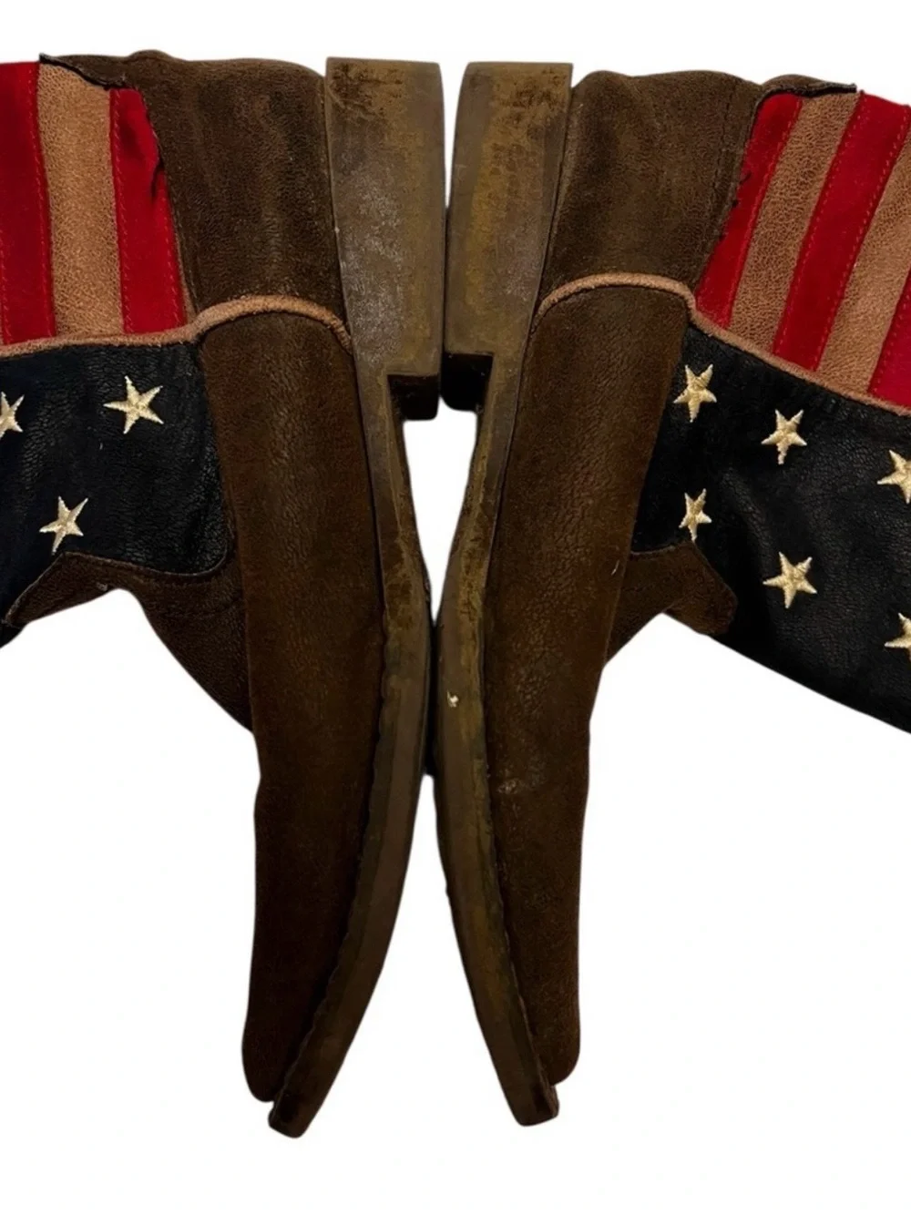 Roper Patriotic Cowboy Boots Kids 3 (Fits Women’s 5) – USA Flag Western Boots